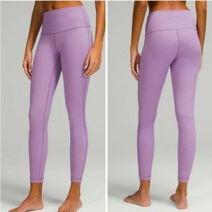 🎉HP🎉 Lululemon Wunder Under High-Rise Tight*Luxtreme Wisteria Purple size 12